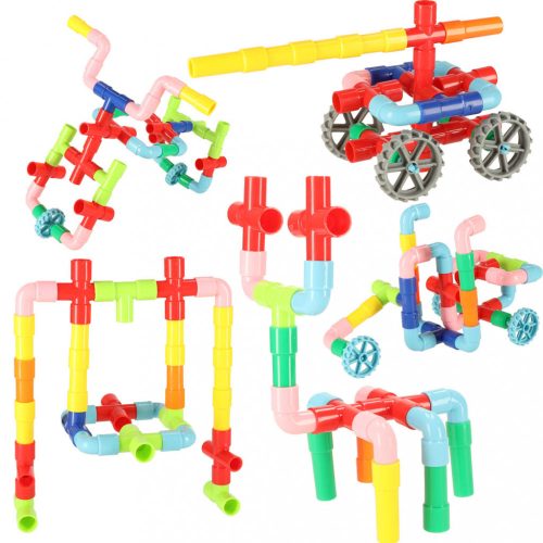 Oktatási téglák - Vízvezetékek tartozékokkal 84el.