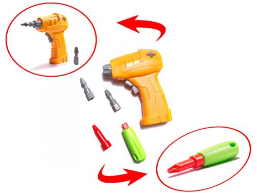 Csavarhúzó fúrószerkezet 258 elem