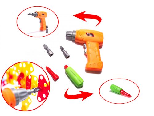 Csavarhúzó fúrószerkezet 261 elem