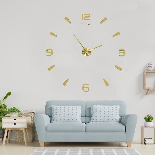 Falióra nagy 80-120cm arany 4 számjegyű arany falióra