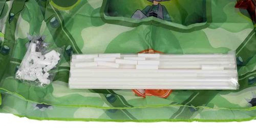 Összecsukható ház alapon játszósátor katonai 103cm