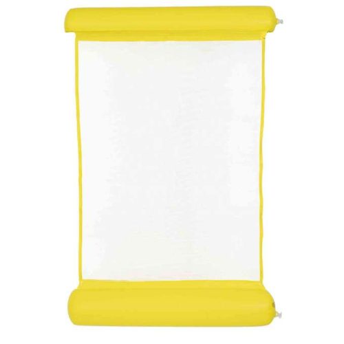 Felfújható matrac úszó szék sárga víz függőágy