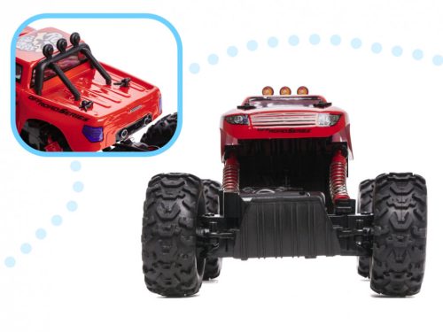 NQD ROCK CRAWLER KING RC autó 1:12 USB piros