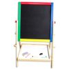Multifunkcionális tábla kétoldalas mágneses krétatábla 49cm álló