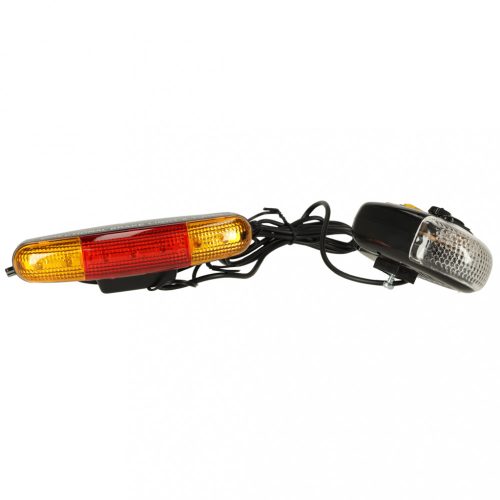 Kerékpárlámpák jelzőfénnyel - készlet