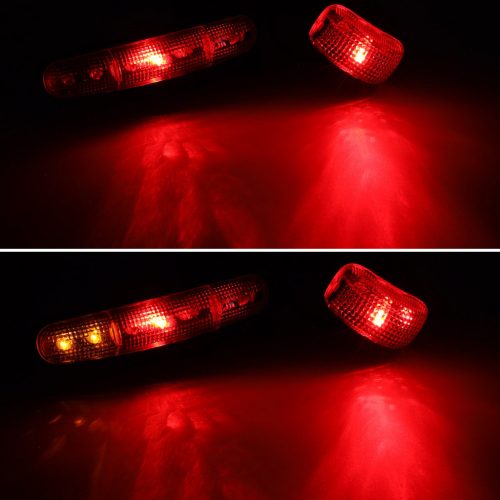 Kerékpárlámpák jelzőfénnyel - készlet