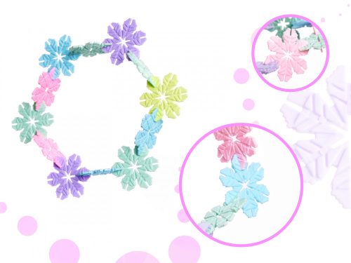 Térbeli ostyák csillagok hópelyhek oktatási blokkok 700el