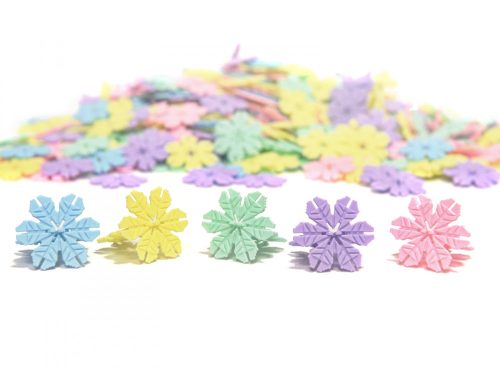 Térbeli ostyák csillagok hópelyhek oktatási blokkok 700el