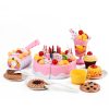 Születésnapi torta vágás konyha 75 részes rózsaszín