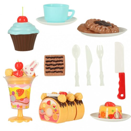 Születésnapi torta vágás konyha 75 el. kék