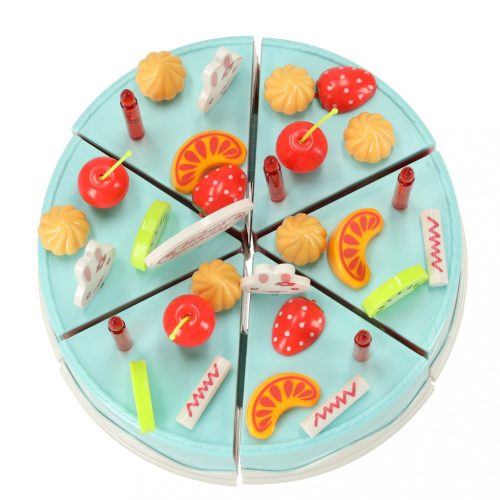 Születésnapi torta vágás konyha 75 el. kék