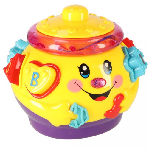 Zenélő pot blokk játszó sorter sárga